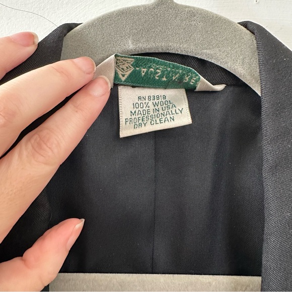 100% Wool Vintage Blazer Sz L - Picture 5 of 7